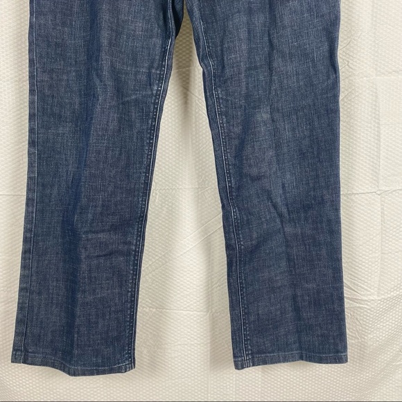 Men's Sportcraft Size 13 W 32 L 36 Dark Wash Blue Crop Denim Pant Jeans - Picture 2 of 12
